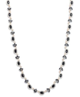 Givenchy - Glass Stone Gold-Tone Collar Necklace