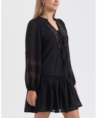 Women's Boho Dress with Floral Design