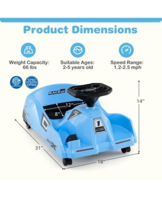 12V Electric Cleaning Go Kart with Detachable Mop and Remote Control