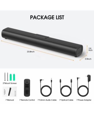  3D Surround Sound with Dual Bass Technology  Sound Bar for TV