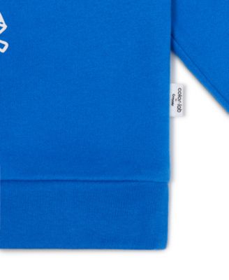 Color Lab Boys' 2-10 Crewneck Long-Sleeve Sweatshirt