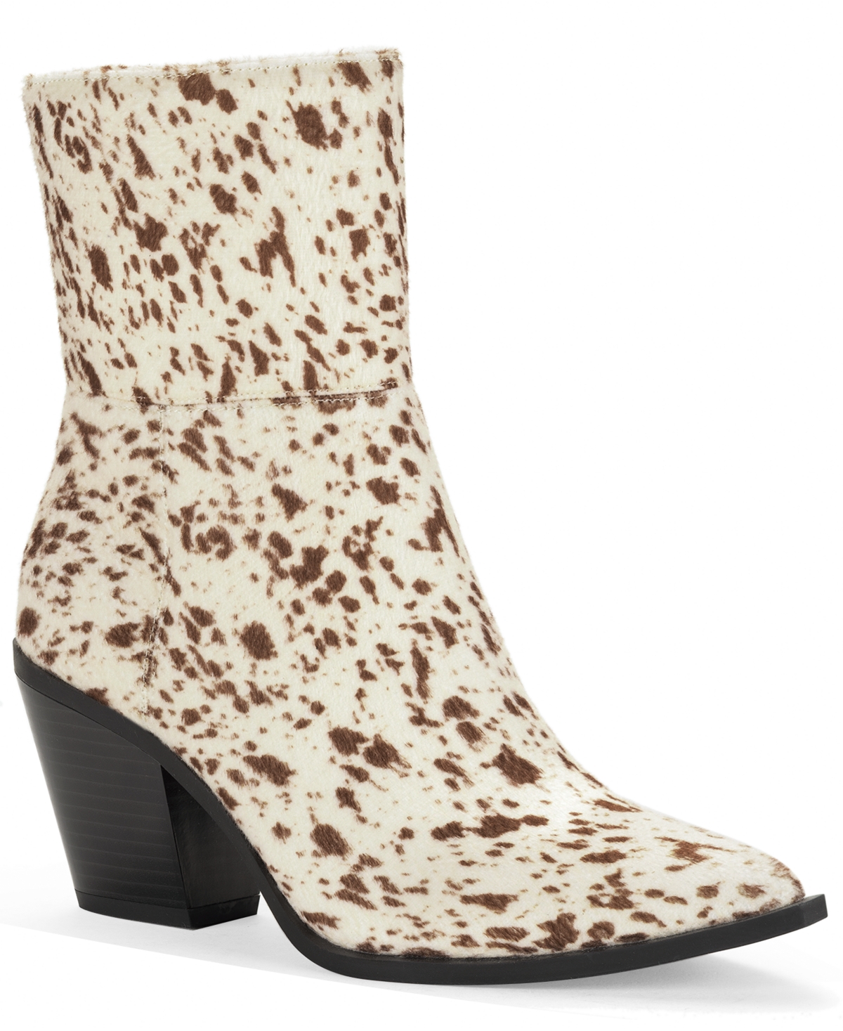 Wild Pair Women's Lennonn Pointy Toe Booties, Macy's Exclusive In Brown