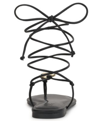Women's Hakima Lace-up Flat Sandals, Macy's Exclusive