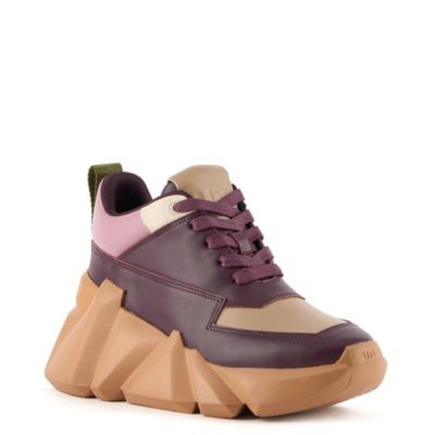 Womens Space Kick Max Nappa And Sheep Leather Upper Sneakers