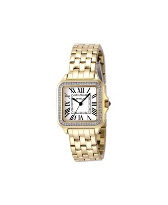 Women's 48995 Angel Quartz 3 Hand Silver Dial Watch