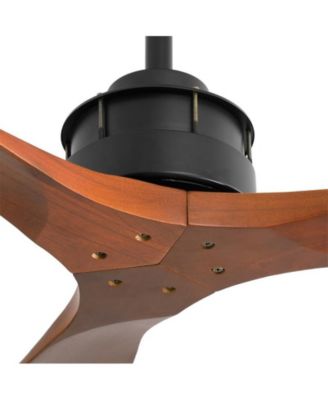 60-inch Modern 3-Blade Solid Wood Without Light With 6-Speed Remote Control and Forward Reverse Function Ceiling Fan