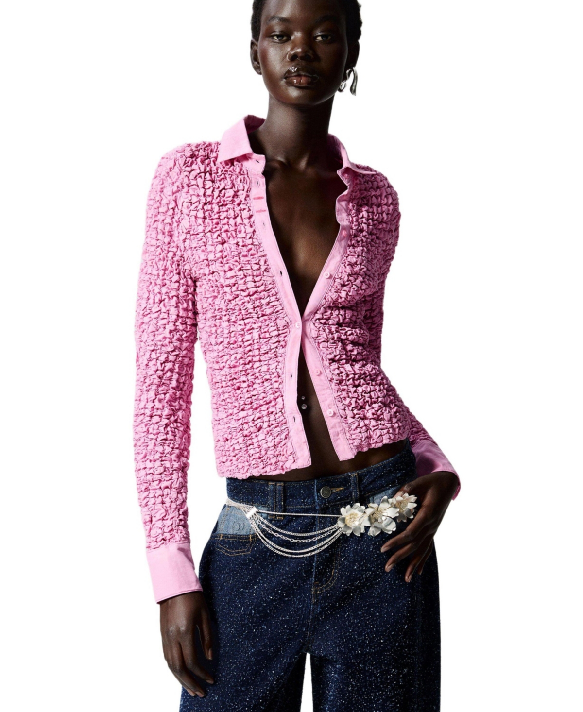 Desigual Women's Textured shirt