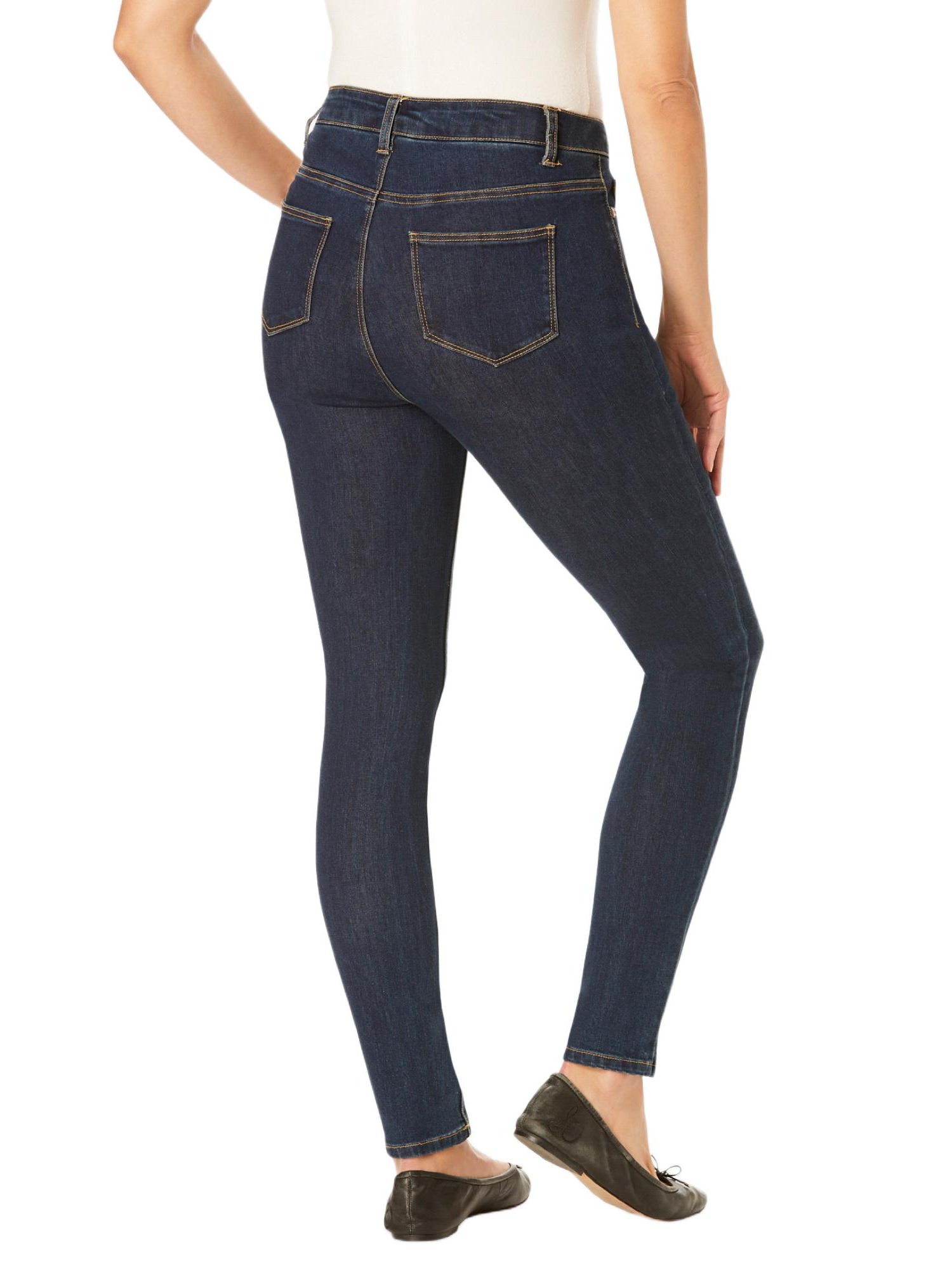 Women's Within Tall Slim-Leg Stretch Comfort Denim Five-Pocket Jeans