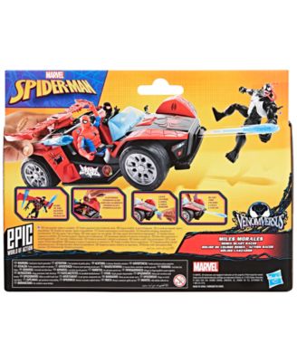 Marvel VenomVersus Epic World of Action Miles Morales Remix Blast Racer Action Figure Set