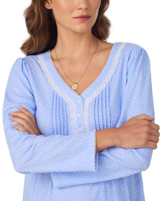 Women's Printed Long Sleeve Night Gown