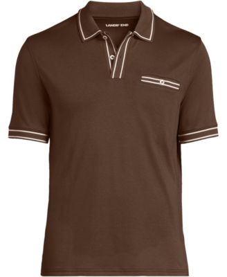 Men's Short Sleeve Tipped Welt Pocket Supima Polo