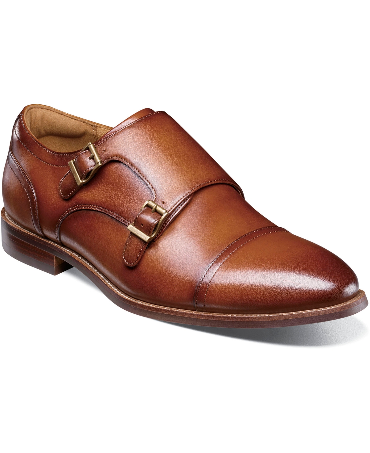 Florsheim Men's Ruvo Cap Toe Double Buckle Shoes