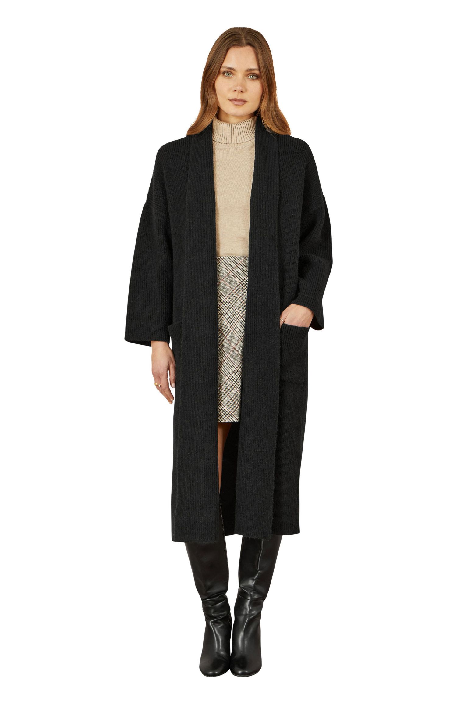Women's Knitted Maxi Cardigan
