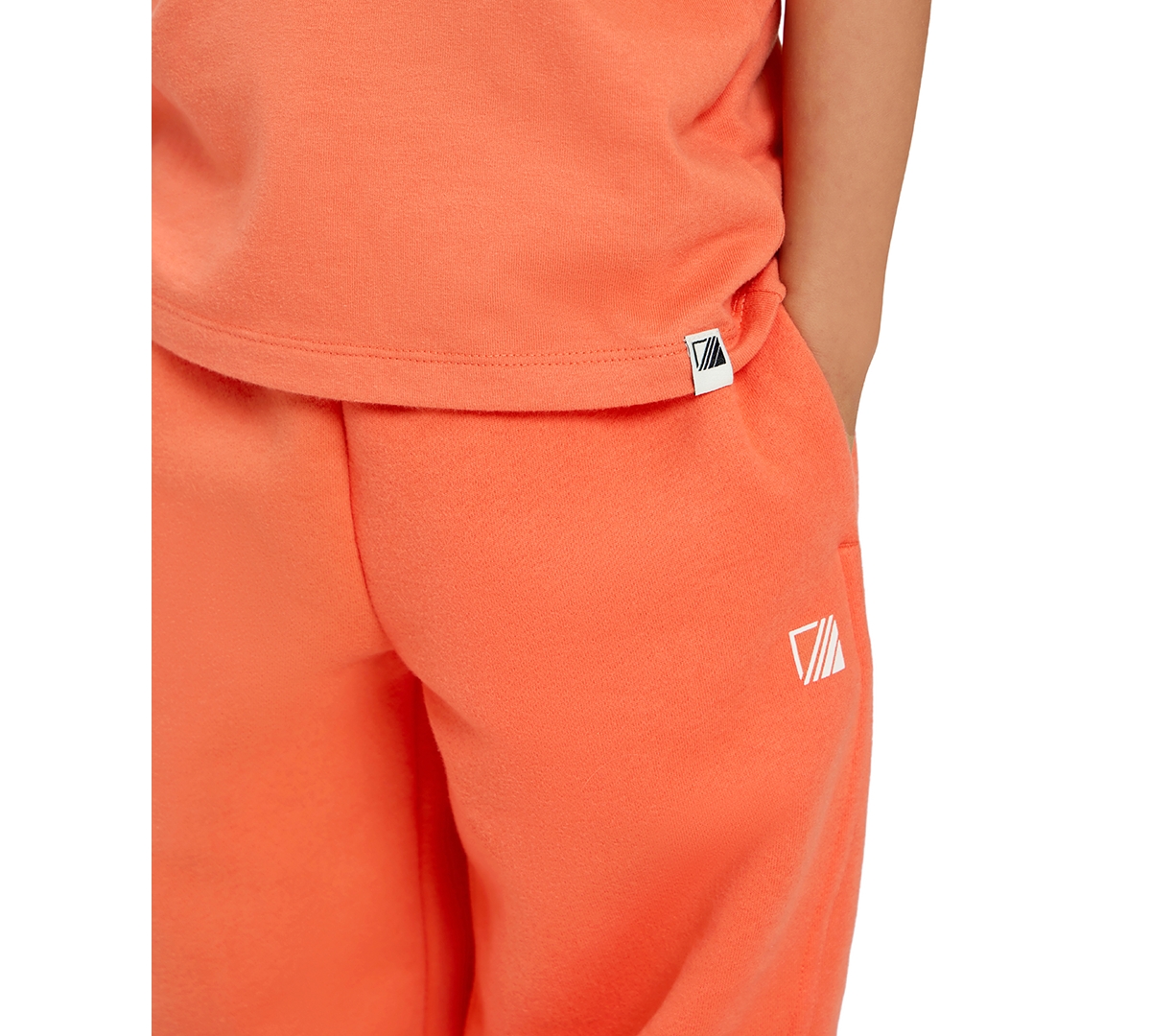 Color Lab Unisex 2t-6x Pull-on Fleece Jogger Pants In Orange