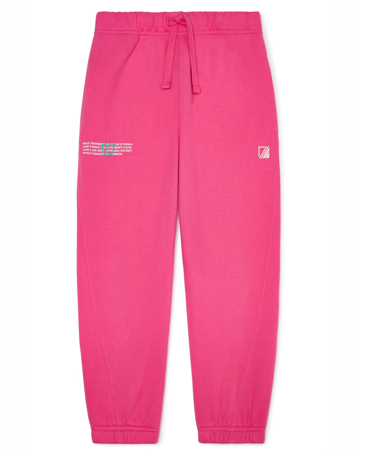 Color Lab Unisex 2t-6x Pull-on Fleece Jogger Pants In Pink