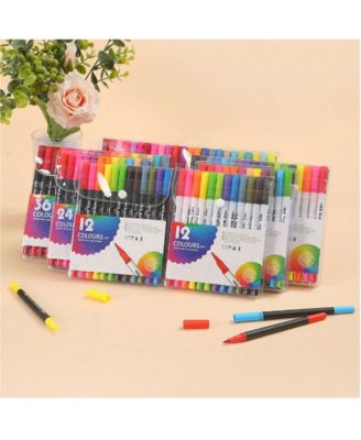80 Colors Drawing Pens Bulk Dual Brush Fineliners Pens Felt Tip Markers for Art Drawing Sketching Coloring Book