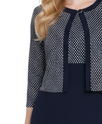 Women's Scoop Neck 3/4 Sleeve Dress