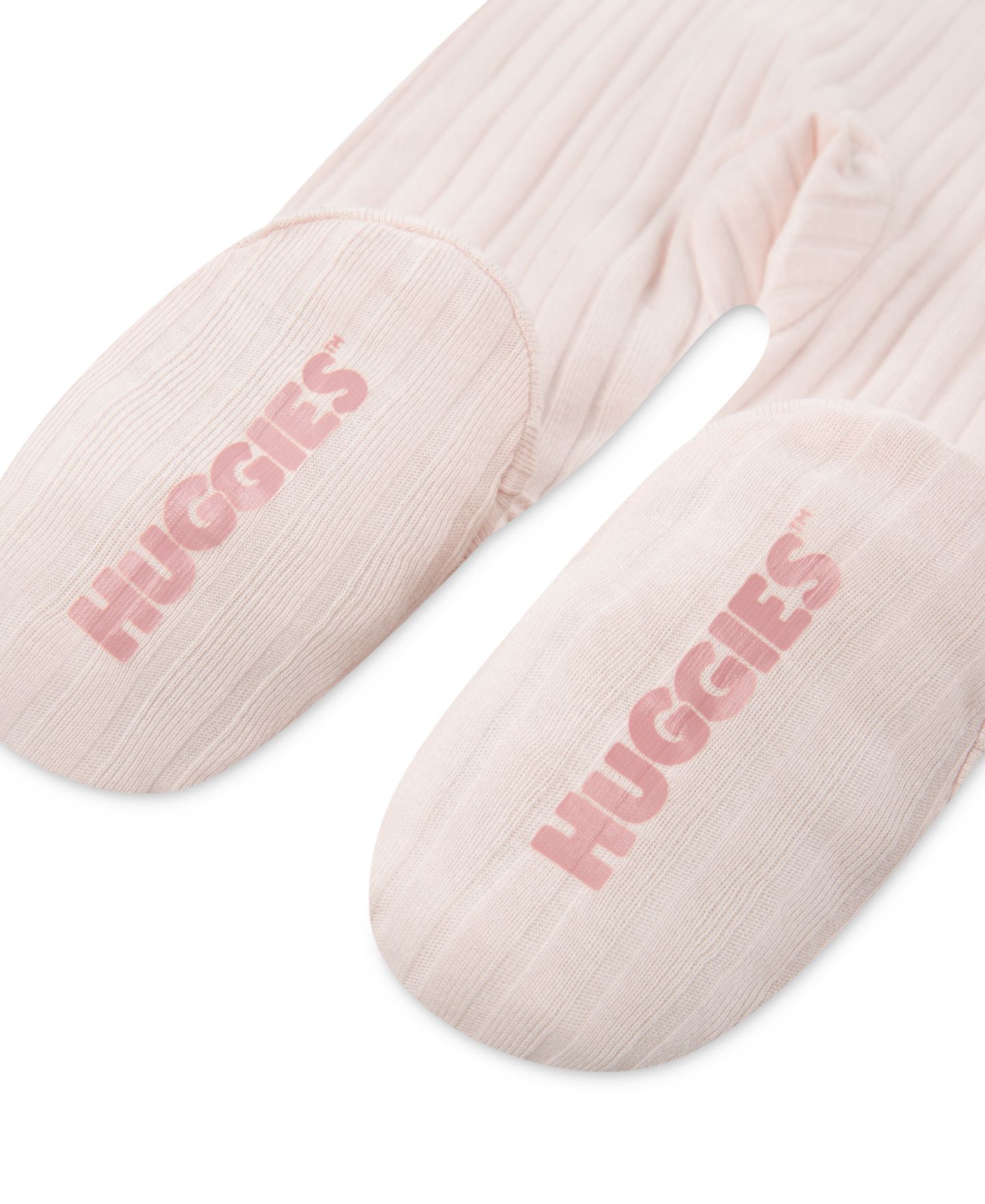 Детский комбинезон с ножками Huggies с длинным рукавом, цвет: Розовый — фото 4