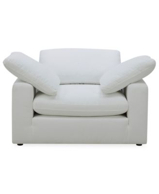 Furniture - Fog 55" Fabric Accent Chair