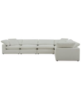 Fog 6-Pc. Fabric L-Sectional Sofa Set