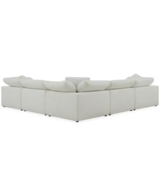 Fog 5-Pc. Fabric Chaise L-Sectional Sofa Set