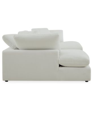 Fog 3-Pc. Fabric Double Chaise Sectional Sofa Set