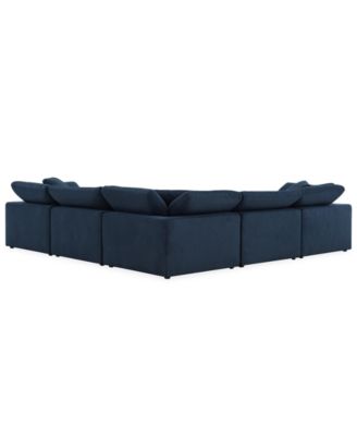 Fog 5-Pc. Fabric L-Sectional Sofa Set