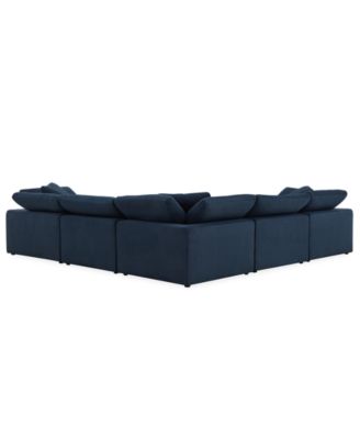 Fog 5-Pc. Fabric Chaise L-Sectional Sofa Set