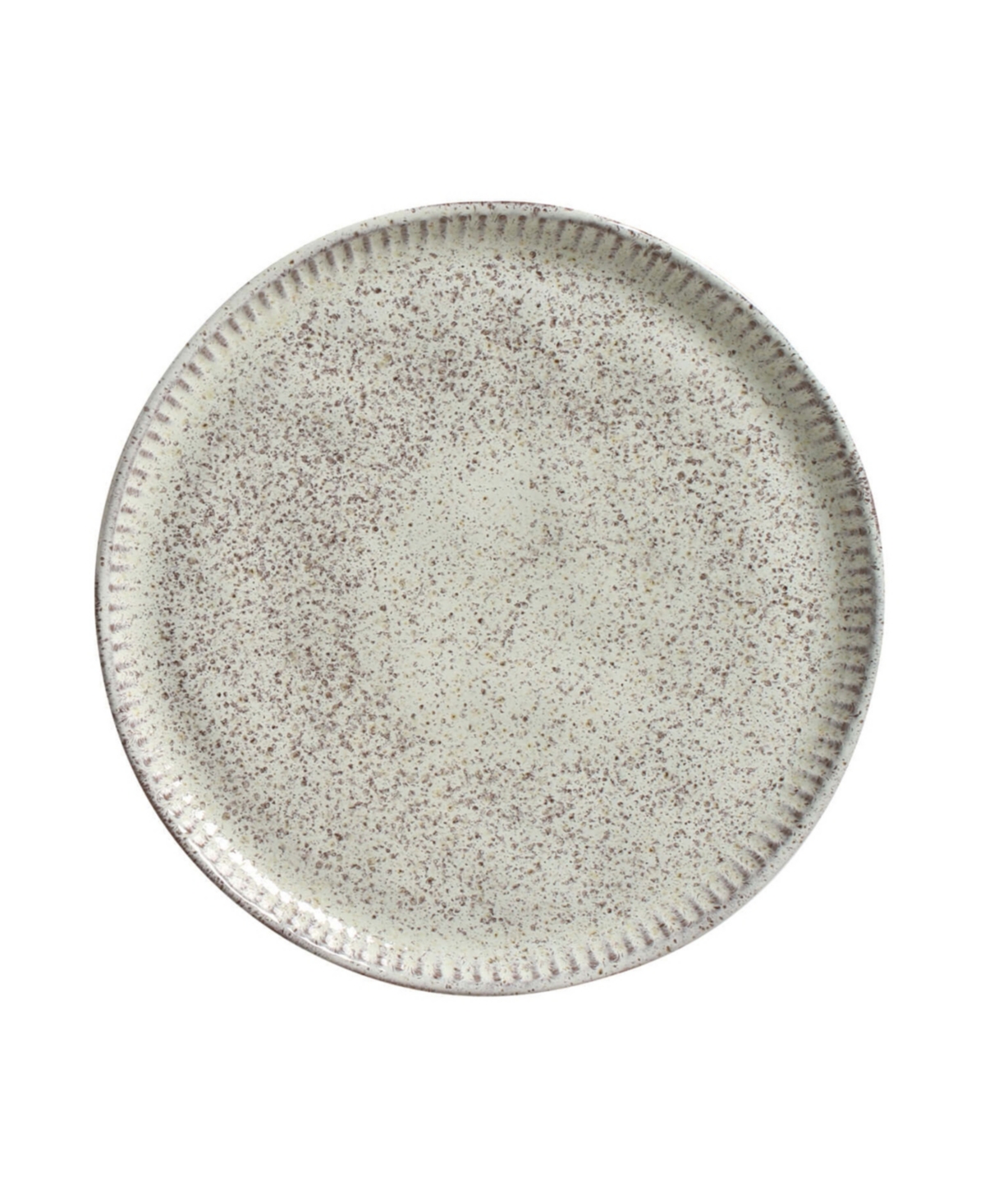 Porto Brasil Stoneware Linhas Dessert Plates, Set Of 6 In Gray