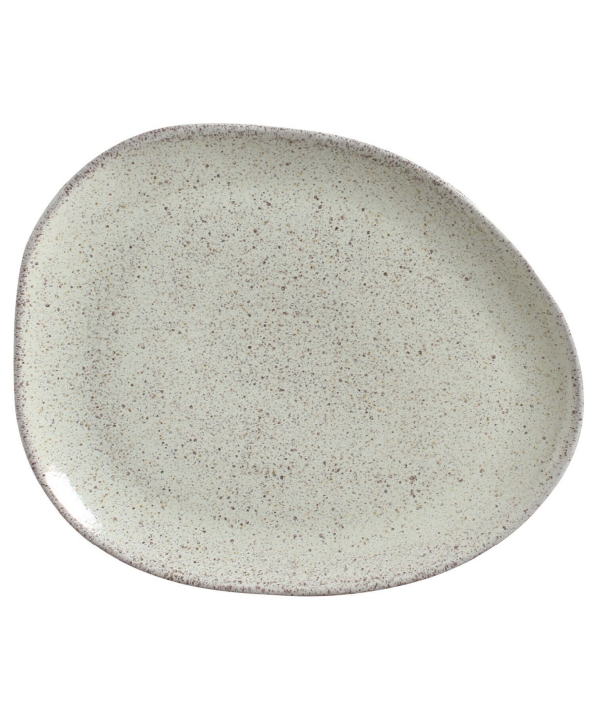 Porto Brasil Stoneware Oval Dinner Plates, Set Of 6 In Neutral