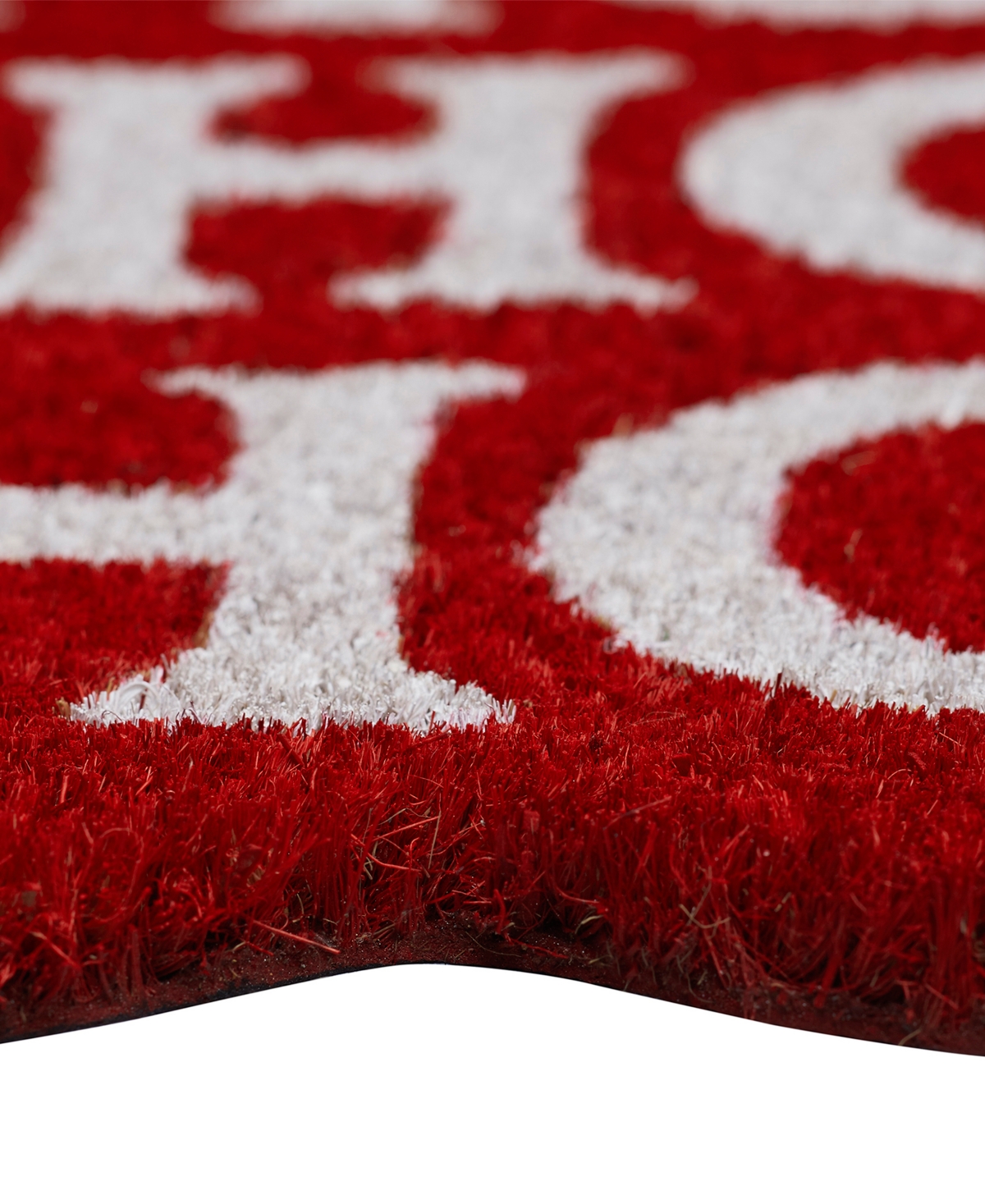 Hallmark Ho Ho Ho Coir Welcome Mat In Red