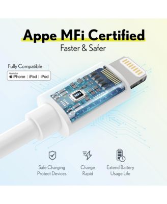 4 FT Lightning Cable 3-Pack Chargers (CE14541A)