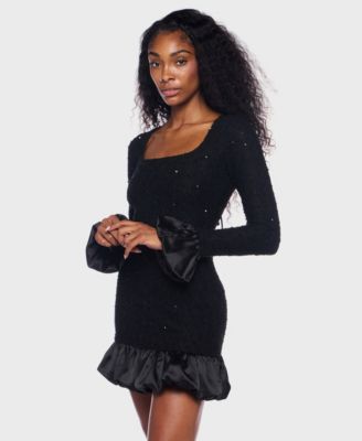 Women's Sequin Long Sleeve Dress