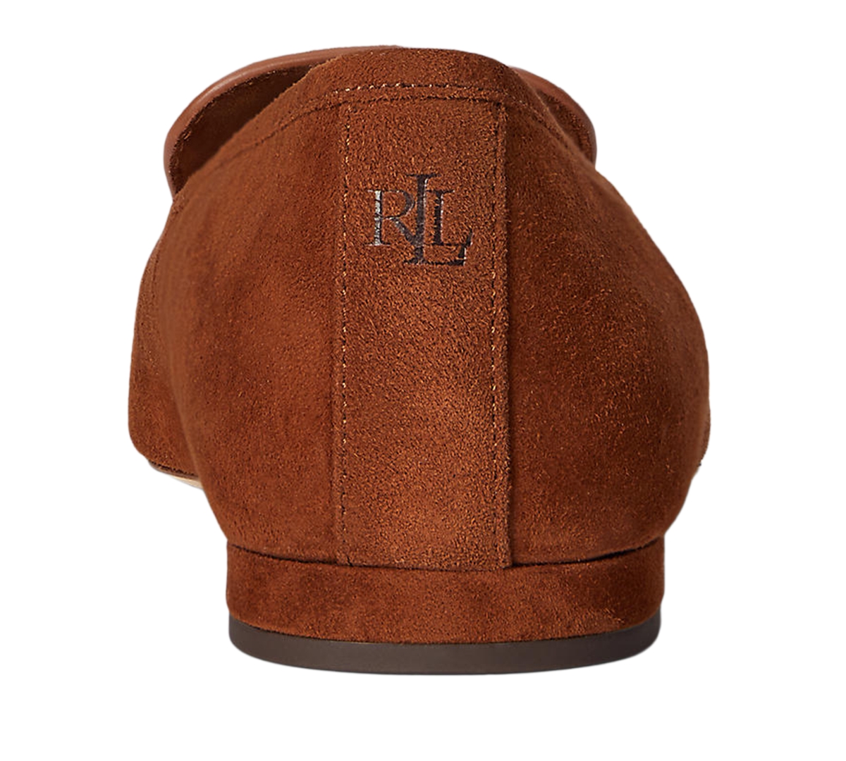 Ralph Lauren Women's Londyn Sheep-suede Kiltie Ballet Flats In Brown