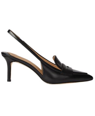 Women's Khloe Leather Slingback Loafer Pumps