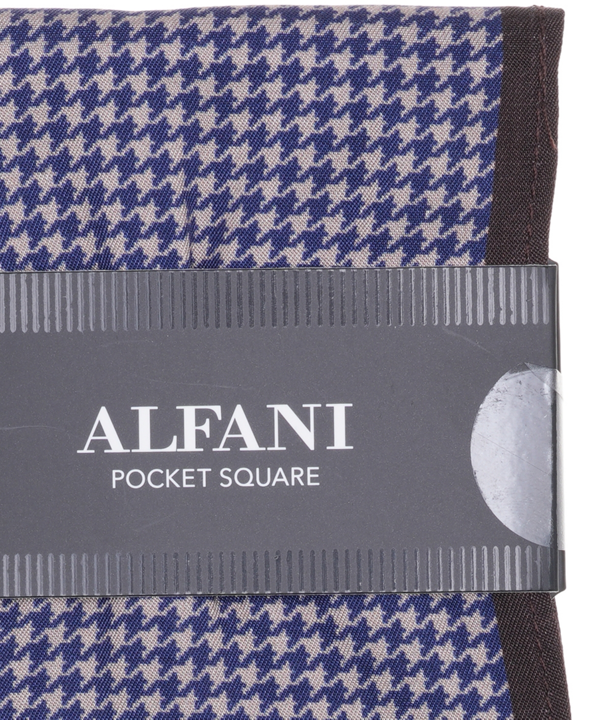 Alfani Men's Scotto Houndstooth Pocket Square, Macy's Exclusive