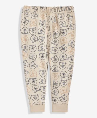 First Impressions - Baby Boys Bear-Print Joggers Pants