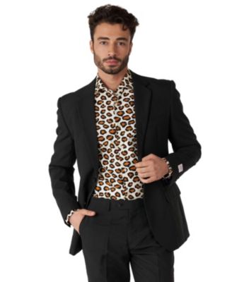 Men's Crazy Party Shirt - Long Sleeve Button Down Shirt for Men - The Jag - Slim Fit - Long sleeve