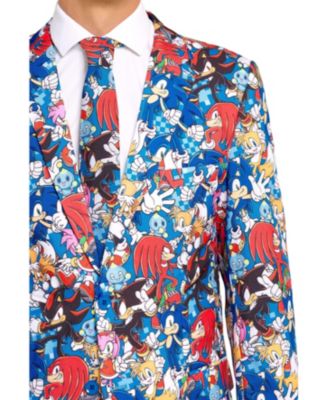 Men's Suit - Theme Party Suit - Sonic the Hedgehog - Multicolor