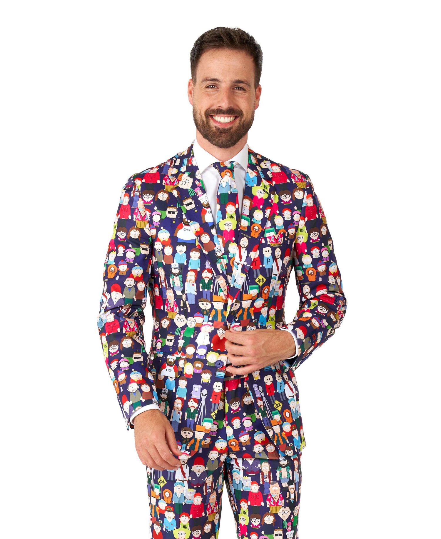 Men's South Park Suit - Party Suit - Halloween and Parties - Multicolor