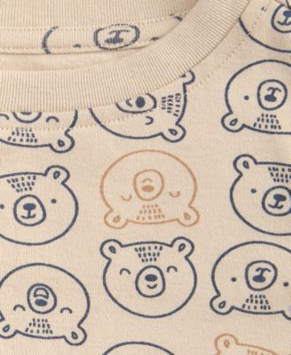 Boys Toddler 2T-4T Long-Sleeve Bear-Print T-Shirt, Macy's Exclusive