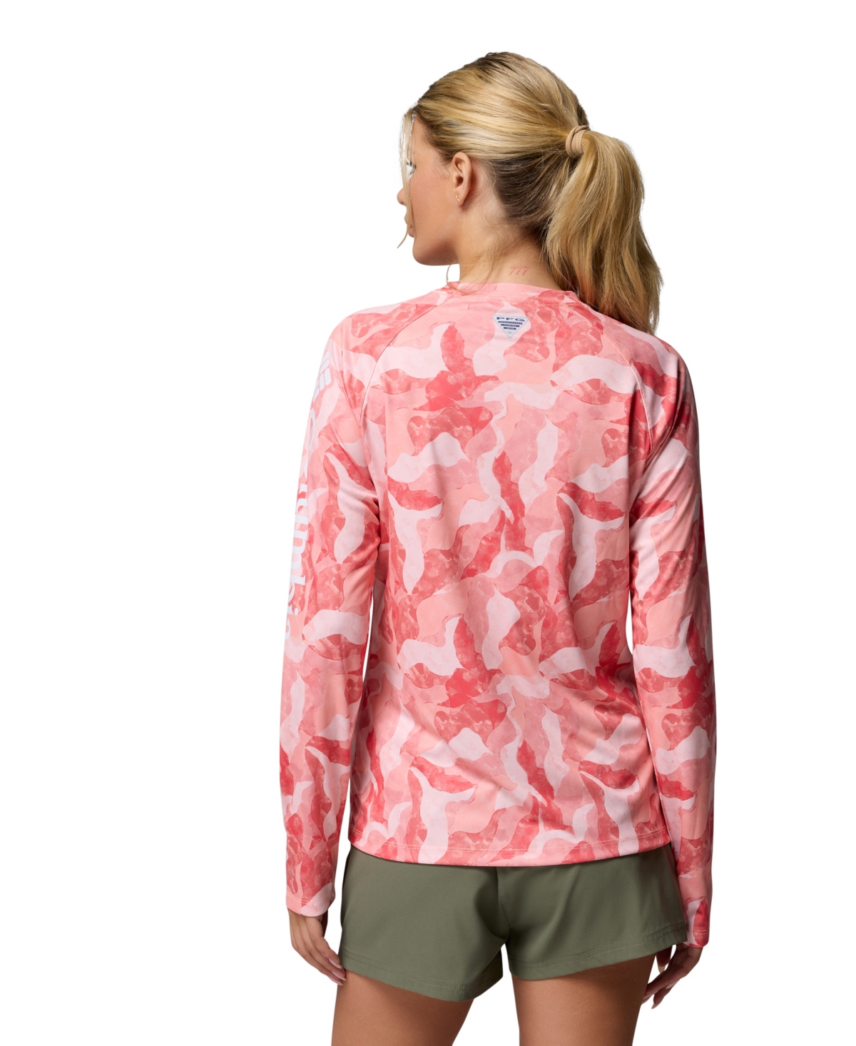 Columbia Women's Pfg Super Tidal Tee Omni-shade T-shirt In Pink