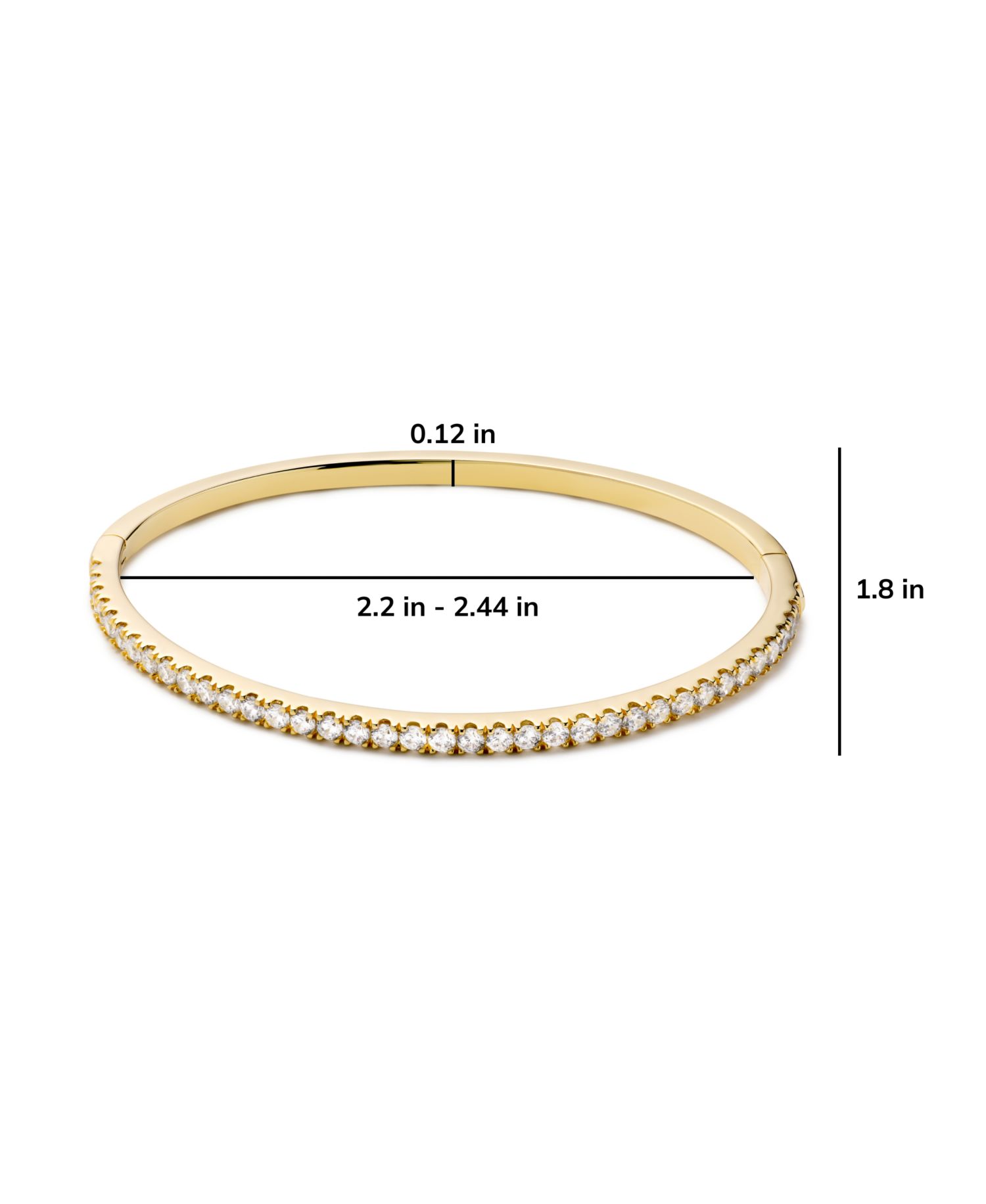 Gold Bangle Bracelet - Juliette