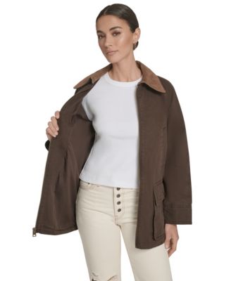 Women's Front Zipper Barn Jacket