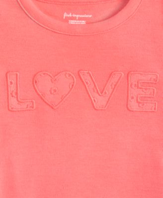 Girls Toddler 2T-4T Love Top, Macy's Exclusive