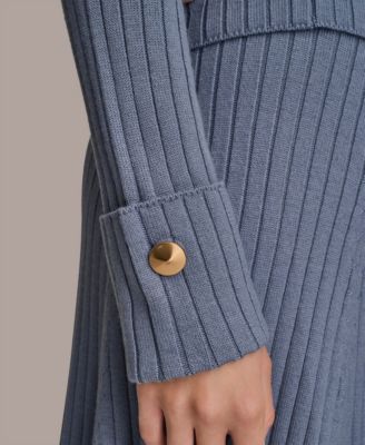 Women's Long Sleeve Button Detail Sweater