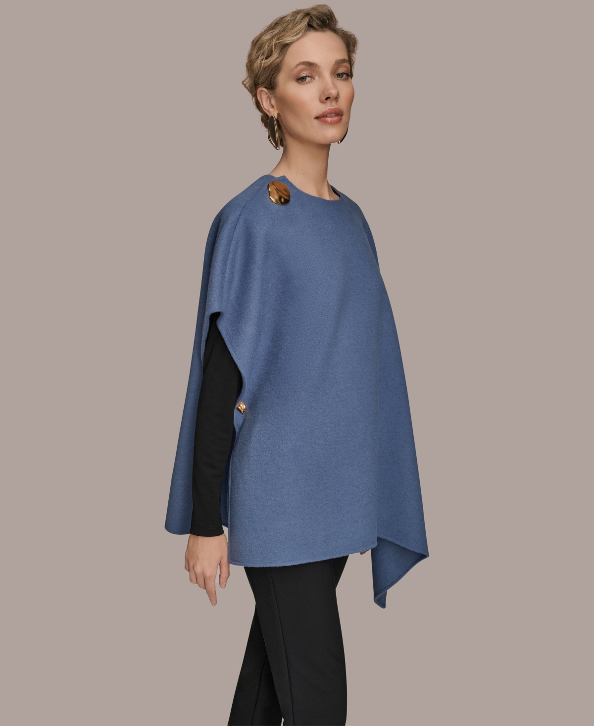 Donna Karan New York Women's Cape Oversized Jacket