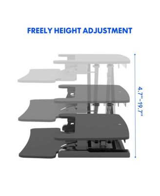 M7 Series 28"W Manual  Adjustable Standing Desk Converter