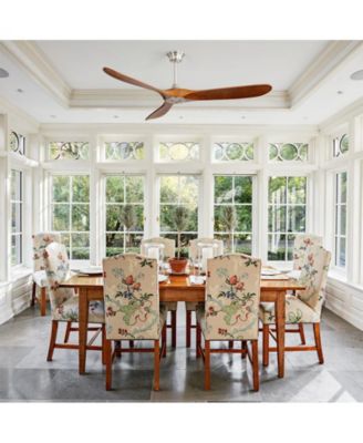60-inch Modern Sand Nickel 3-Blade Ceiling Fans with Intelligent Remote Control and Timing Function
