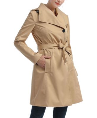 Women's kimi + kai Wing Collar Hooded Trench Coat